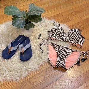 Two piece swim top size medium